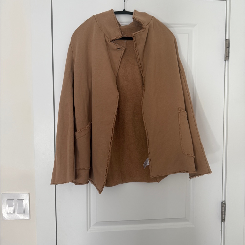 Frank & Eileen Tan Cotton Belfast No Buttons M